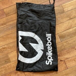 Spikeball Black Cinch Sac Lightweight Backpack